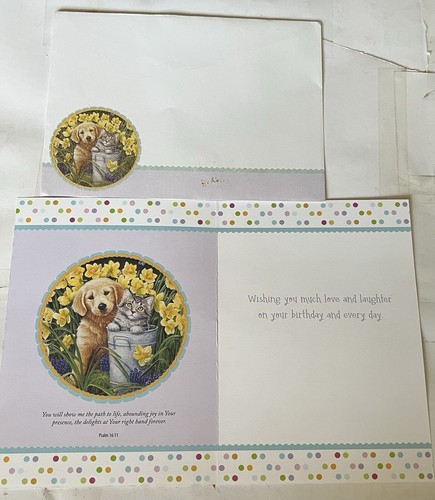 SALESIAN MISSION HOLIDAY WRAP SHEET, TAGS, 2- BIRTHDAY CARDS and LABELS - Picture 9 of 10
