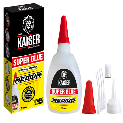 Der Kaiser Medium Cyanoacrylate (CA) Super Glue   2 oz Bottle