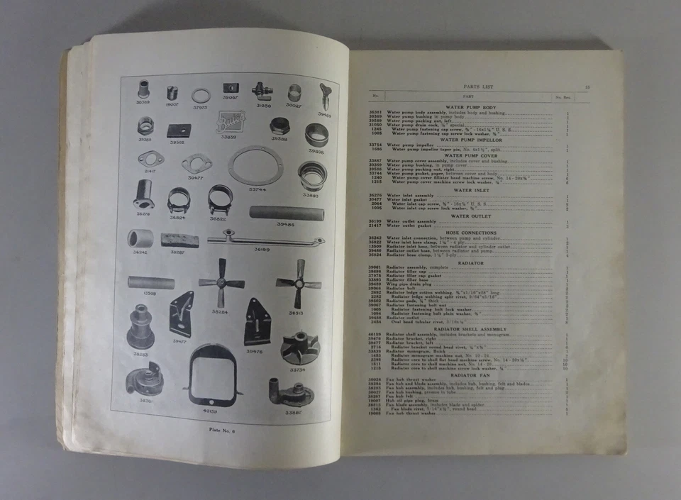 Catalogo Parti Buick Serie HX + KX 6-44 / 6-45 / 6-49 dal 01/1920 - Immagine 3 di 4