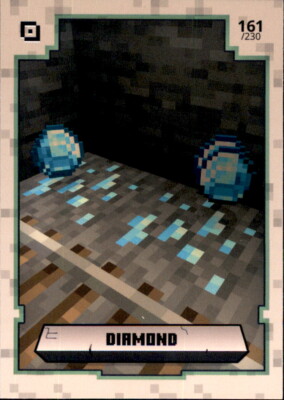 Minecraft Trading Cards 2021 - Nr. 161 Diamond Item Basis Karte