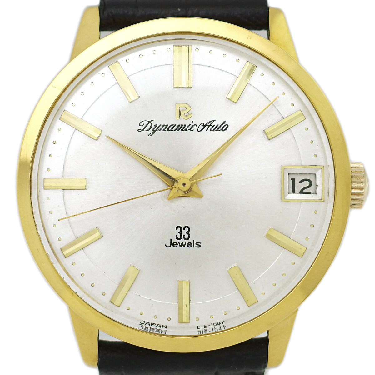 Ricoh Dynamic Auto Ref.57109-45 Gold-plated box buckle 33 stones Automatic  1960s