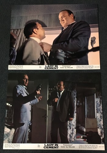 LADY IN CEMENT 1968 ORIGINAL NM 8x10 LOBBY CARD SET! SEXY RAQUEL WELCH & SINATRA - Picture 2 of 4