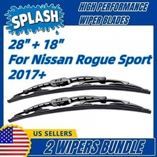 Wiper Blades 2-Pack Standard Wipers - fit 2017+ Nissan Rogue Sport - 30280/180