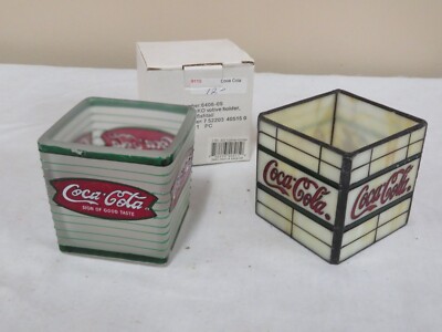 2 NEW COCA COLA KO VOTIVE HOLDER FISHTALE