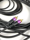 Subwoofer Rca Cable Amazon Basics 50' Black Home Audio Cord Working