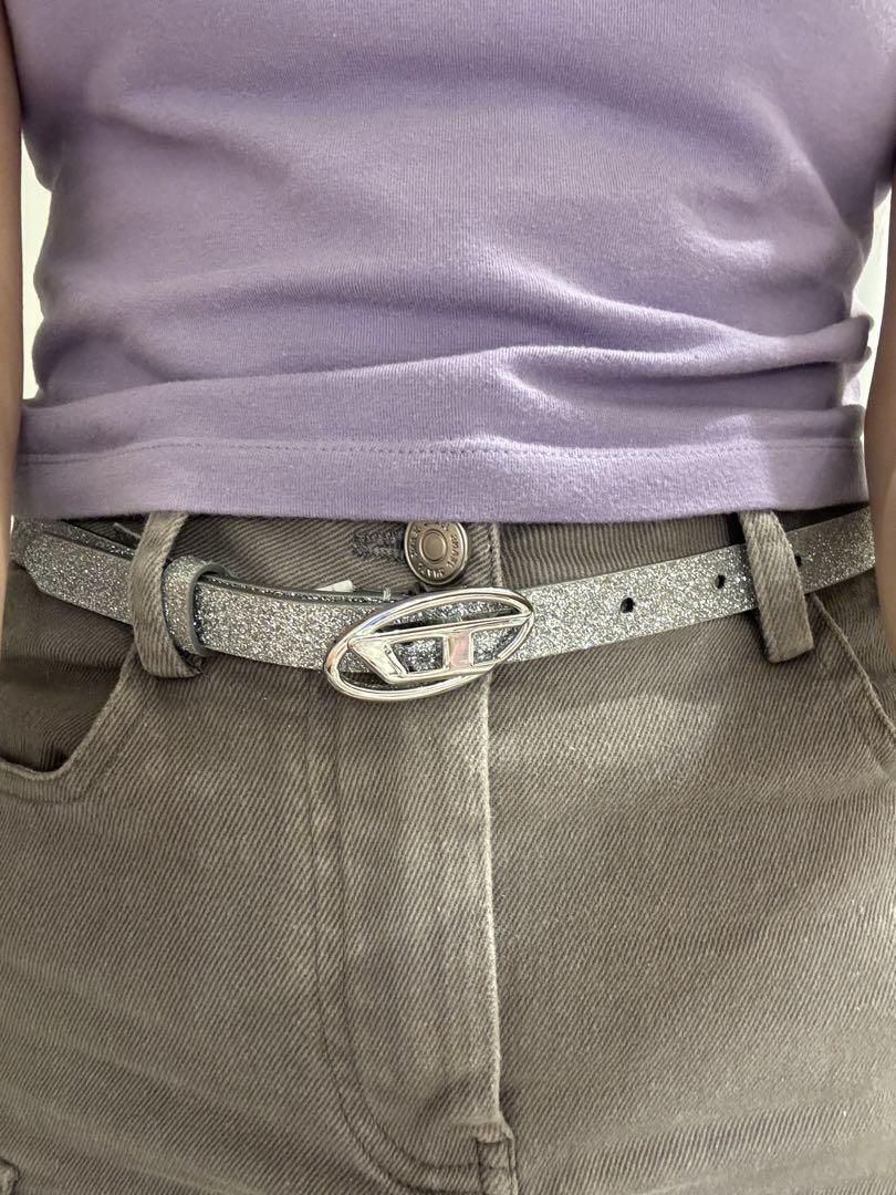 VIP【関税送料無料】希少 Diesel B-1Dr 15 Belt Diesel Women Belt B-1Dr 15 Classic Leather Fashion Accessory