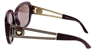 New VERSACE VE 4304 5066/7N 57mm Purple Oversized Sunglasses  display picture 2