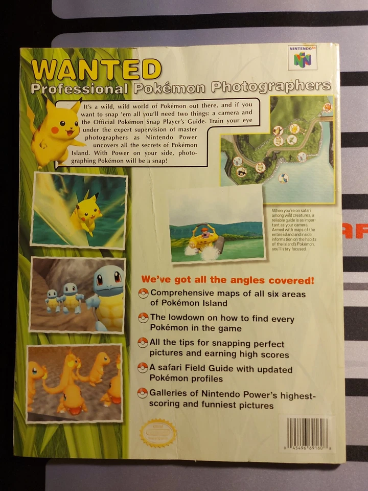 Pokémon Snap N64 Official Nintendo Power Official Player's Guide 1999 - Image 2 of 4