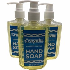 Crayola Blueberry Scented Hand Soap 8 fl.oz Lot of 3