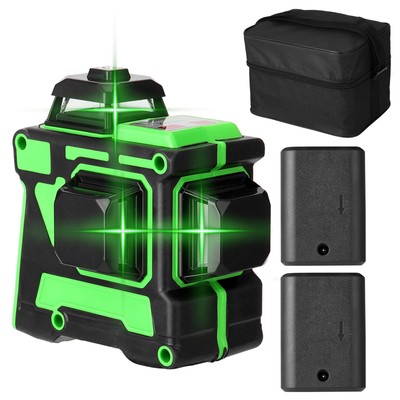 Multifunctional 3D 12 Lines  Level Tool Vertical Horizontal Lines with G8U8