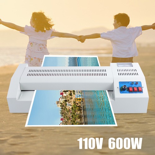 12.5" A3 A4 320mm A3 Size Laminating Machine A4 Hot Cold Photo Paper Laminator - Picture 2 of 10