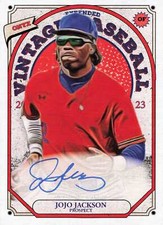 2023 Onyx Vintage Extended #OVJJ JoJo Jackson Autograph Auto