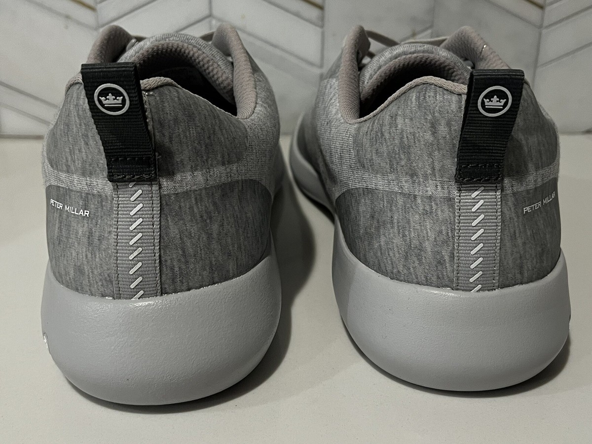 New Peter Millar Hyperlight Glide Sneaker Shoes Grey Men display picture 1