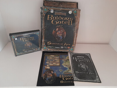Lot de 2 jeux big box Baldur´s Gate 1 et 2 sur MAC Boîtes en bon