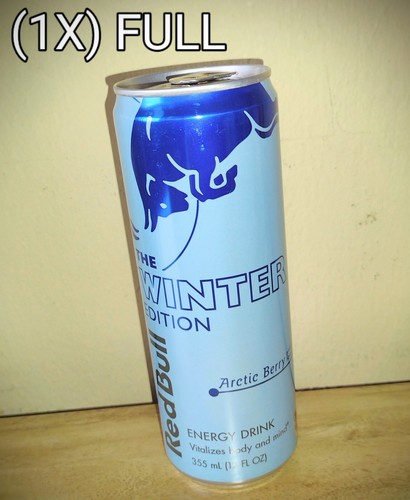 RARE! RED BULL ENERGY DRINK - ARCTIC BERRY - THE WINTER EDITION! FULL 12oz Can