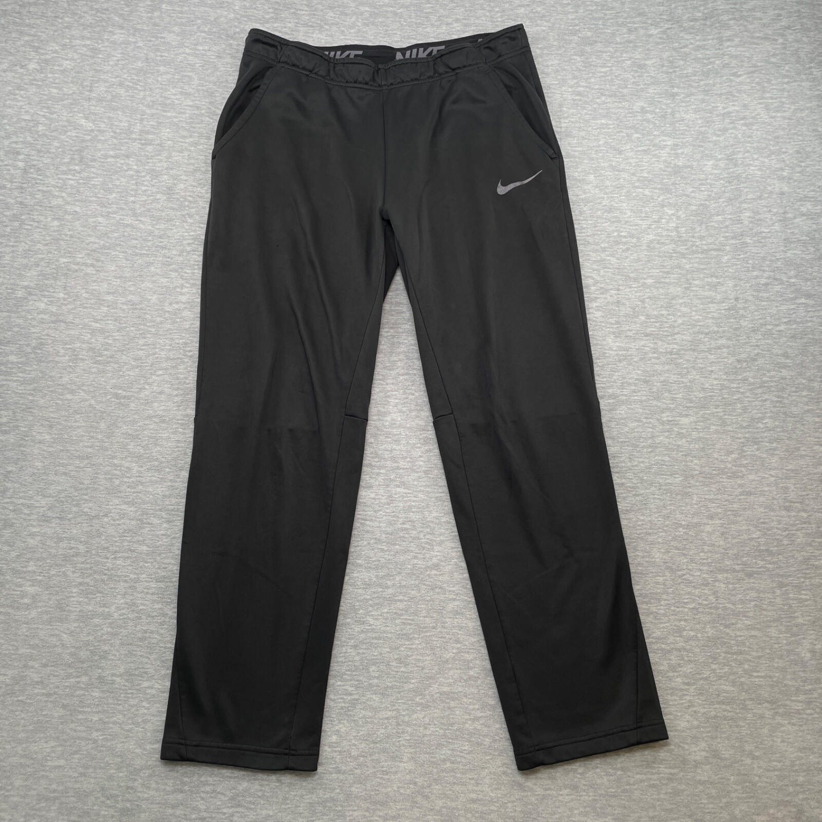 Nike Men's Large Black Therma Dri-FIT Fleece Joggers Sweatpants 932253-010-image