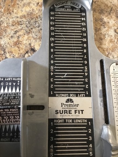 Vintage Premier Professional Sure Fit Men’s Shoe Sizer VG Condition Free Ship - Picture 3 of 10