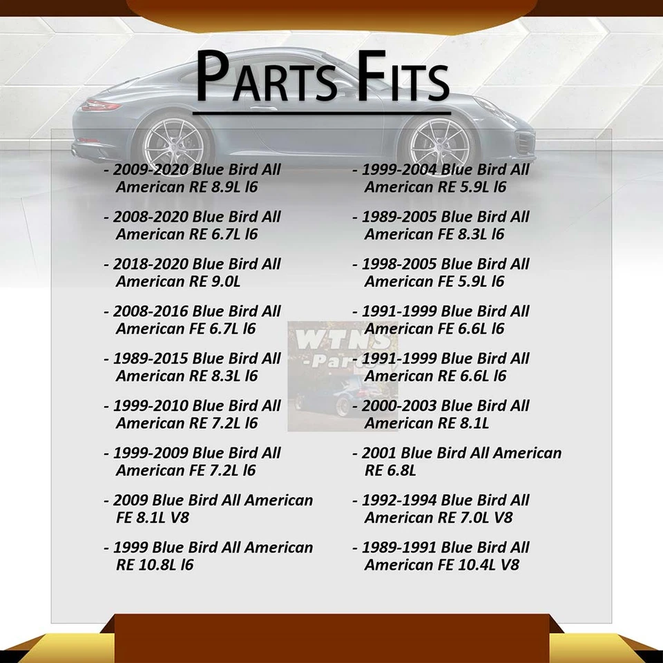 4x Amortiguadores Delanteros Traseros Para Blue Bird All American FE 2008-2016 Foto 2 de 4