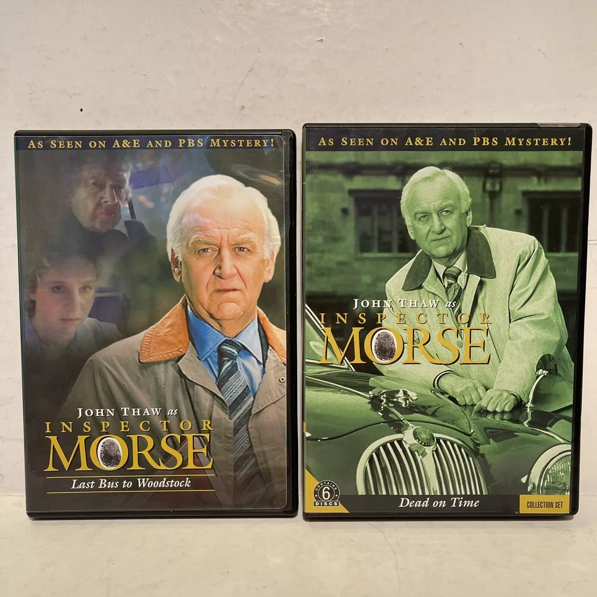 Inspector Morse - Dead On Time Set (DVD, 2005, 6-Disc Set) Last Bus to  Woodstock