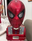 US Killerbody Iron Spider Man 1:1 Wearable Helmet Electric Blink Eyes Mask+Base