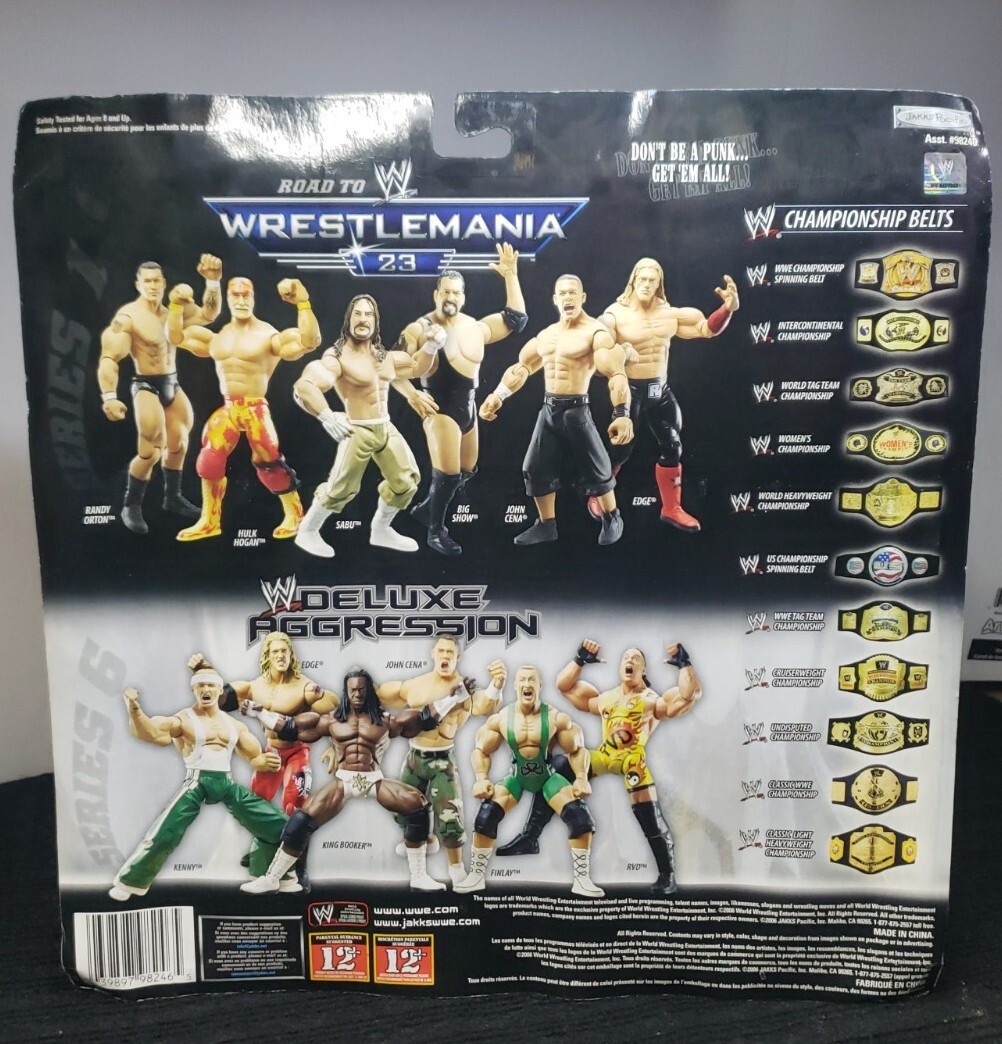 WWE Jakks Pacific Road to Wrestlemania 23 Randy Orton & Hulk Hogan
