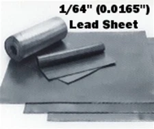 Sheet Lead - 1/64 inch x 48 inches x 96 inches