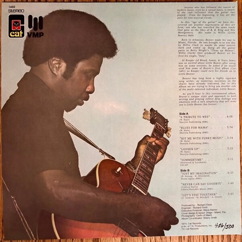 Little Beaver : Black Rhapsody (VMP Orange Vinyl LP, #164/500) Sealed, Bent Edge - Picture 5 of 9