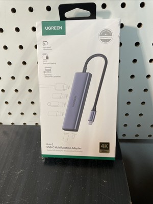 UGreen 6 in 1 USB-C Multifunction Adapter - New