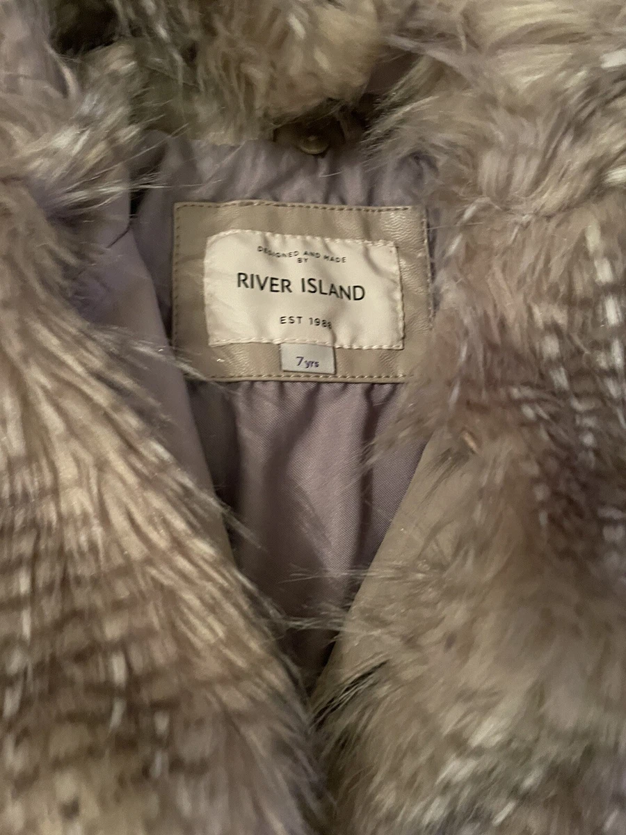 Childrens fur hotsell coats river island