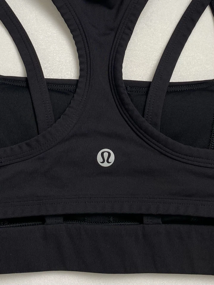 Бюстгальтер Lululemon Splendour женский размер 6 черный - Изображение 2 из 4
