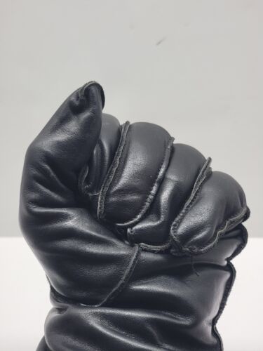 Lewis Leathers Vintage Gloves AVIAKIT MOTORCYCLE BLACK MEDIUM HARLEY DAVIDSON - Picture 8 of 12
