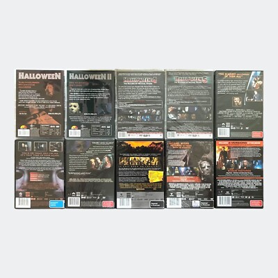 Halloween 10x DVD Bundle [John Carpenter + Rob Zombie] - 6 Sealed