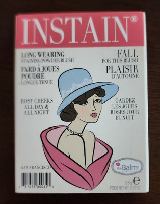 ***!!!SUPER SEXY!!!***The Balm INSTAIN Long Wearing Staining Powder Blush Toile 
