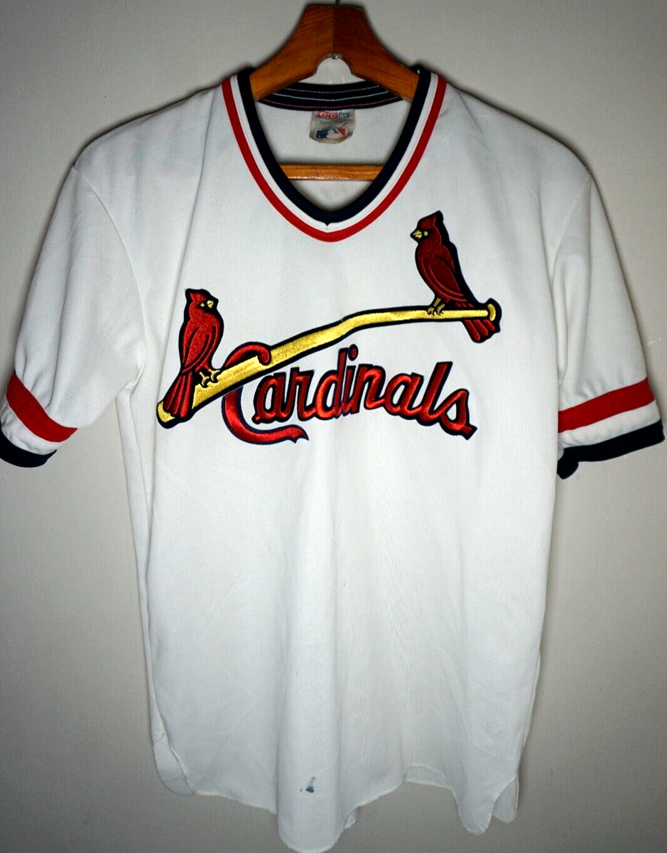 Vintage St Louis Cardinals Baseball Jersey Large White MLB CCM 80s
