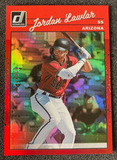 2023 Donruss #244 Jordan Lawlar Image Variation Holo Red /2023. Diamondbacks.