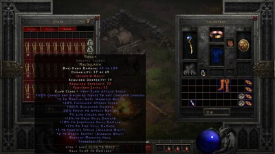 in game items diablo 2 ressurected
