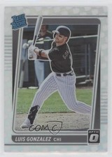2021 Panini Donruss Optic Rated Rookie Crisis Prizm Luis Gonzalez #74 1b3