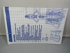 GI JOE -- 1986 COBRA NIGHT RAVEN JET  Blueprints -- GIJOE