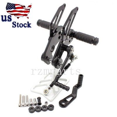 Adjustable Footpegs FXCNC Adjustable Rearset Foot Pegs - CNC