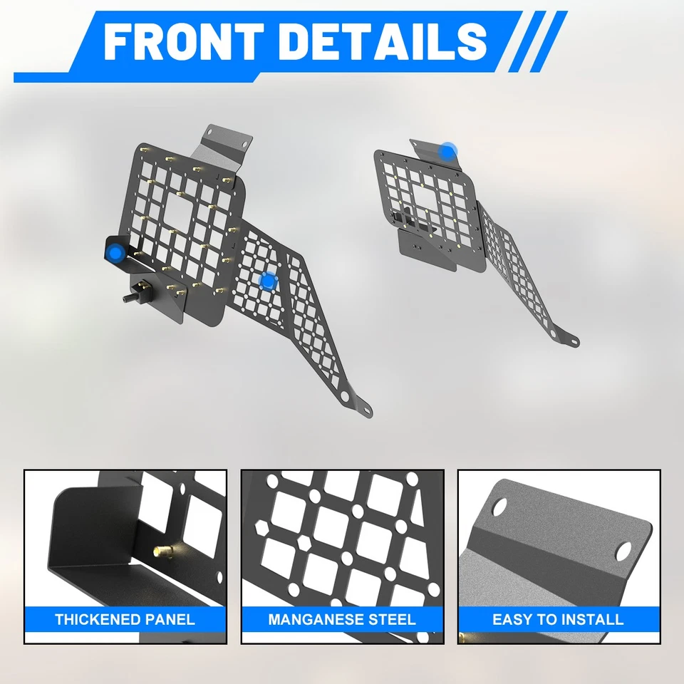 For 24-25 Toyota Land Cruiser Window Side Panel + Cargo Rack Basket +Storage Box Foto 4 de 4