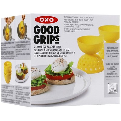 OXO Good Grips Silikon Eierpochierer 2er Set hochhitzebeständig leicht zu reinigen