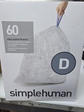 Simplehuman M&uuml;llbeutel D Code D Gr&ouml;&szlig;e D Simple Human M&uuml;llbeutel Code D - 60 St&uuml;ck