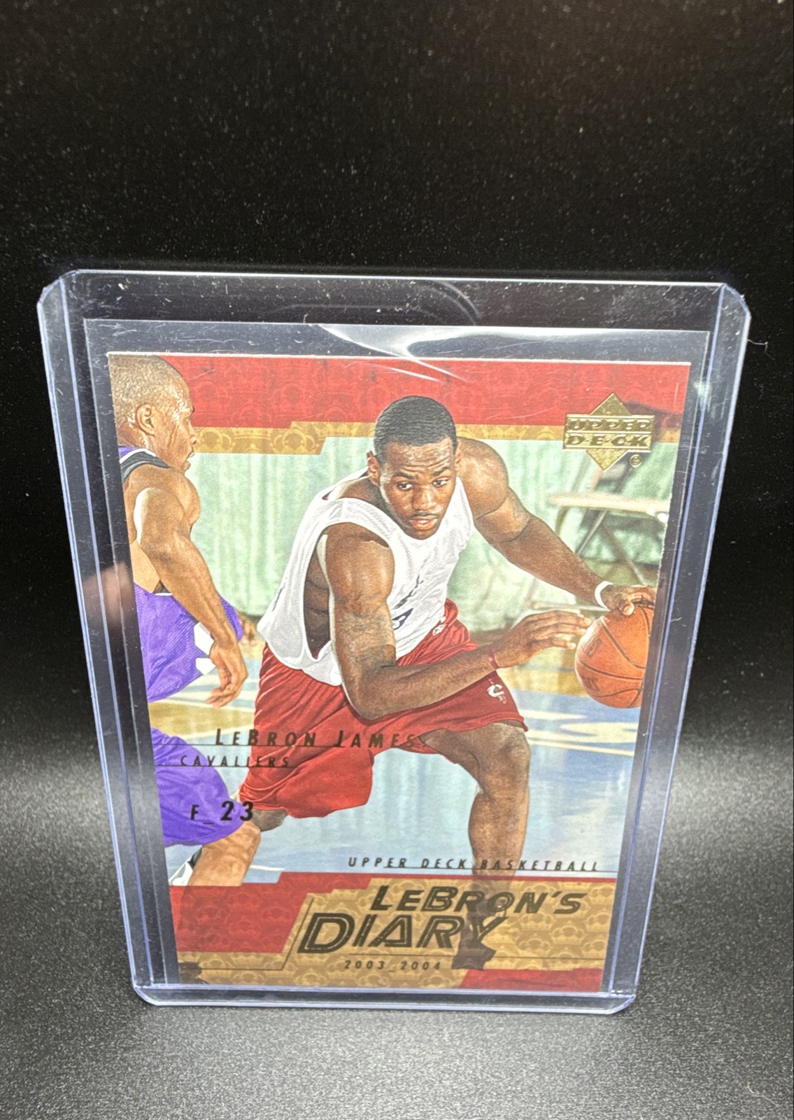 2003-04 Upper Deck - Lebron's Diary LeBron James #LJ6 (RC)