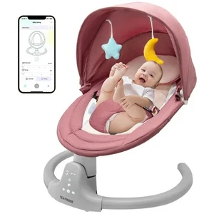Teayingde Baby Swing - Contrôle Bluetooth, 5 Vitesses, 10 Lullabies