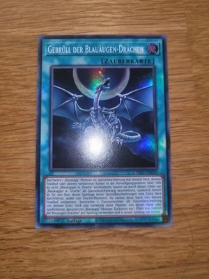 Yugioh Gebrüll der Blauaugen-Drachen SDWD-DE019 Super Rare Deutsch 1. Auflage