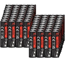 100Pcs Alkaline AA Batteries 1.5V LR6 AM3 LR91 MX1500 Double A Cell for Mouse 0.28 per gallon