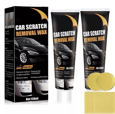 XIRUJNFD Auto Kratzer Entferner Paste Kit Lack Reparatur Wachs Politur 2er Pack