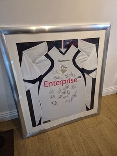 Preston North End Signed Shirt Framed 2007/08