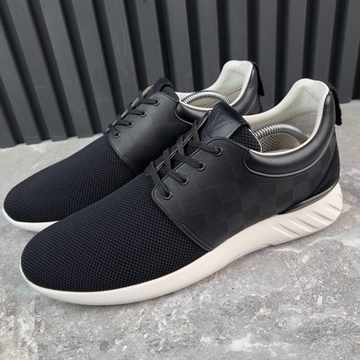 Louis Vuitton Fastlane Damier Sneaker Schwarz Mesh 10 LV oder 11 US oder 44 EUR