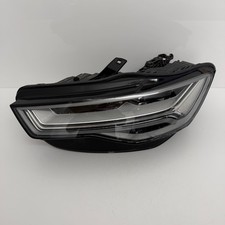 AUDI A6 PASSENGER SIDE LEFT LED HEADLIGHT 2015 2018 FRONT S6 RS6 FRONT DAMAGED